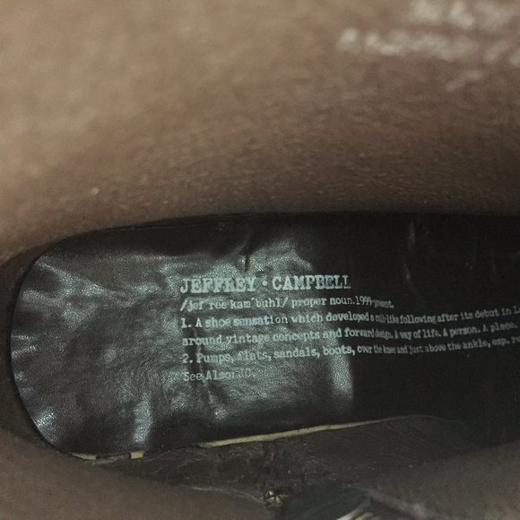 Jeffrey Campbell Brown Leather Boots - Picture 7 of 7